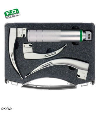 Ensemble de laryngoscopes KaWe Macintosh FO pour adultes