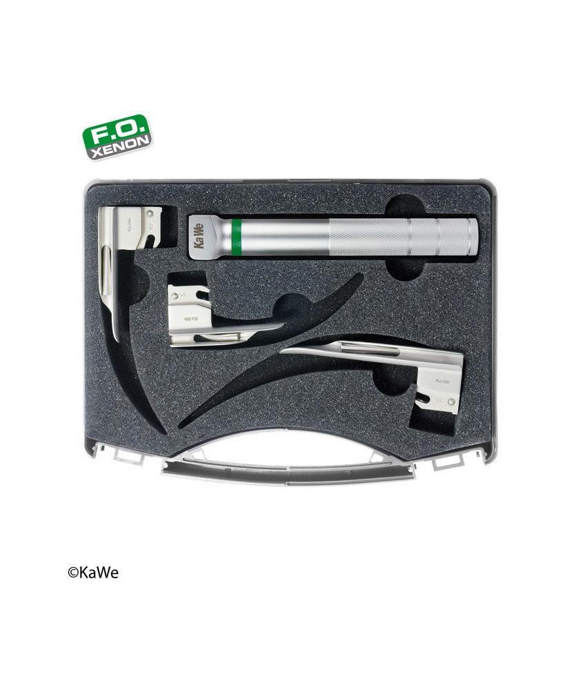 Set de laryngoscopes KaWe Miller FO pour nouveau-né