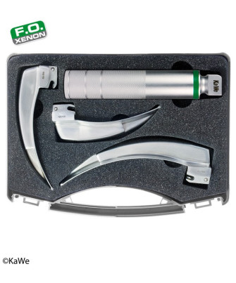 Set de laryngoscopes KaWe MEGALIGHT Macintosh F.O. pour adultes