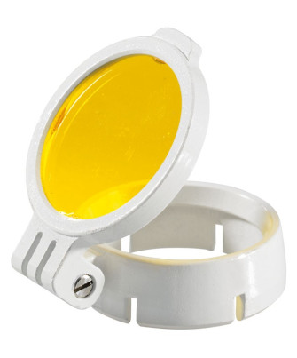 Filtre jaune amovible