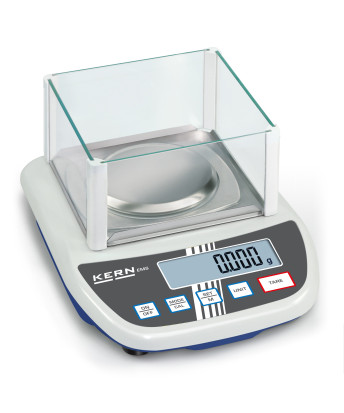 Präzisionswaage KERN EMS 300-3 mit Windschutz