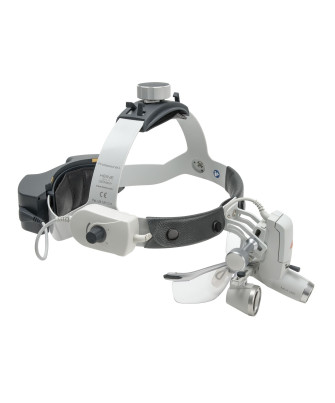 HEINE ML4 LED Lampe Frontale Kit 12 avec loupes HR 2.5x / 520mm