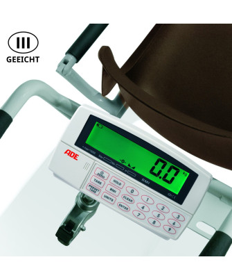 Geeichte Stuhlwaage ADE M400020-01 mit 4 Lenkrollen