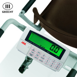 Geeichte Stuhlwaage ADE M400020-01 mit 4 Lenkrollen