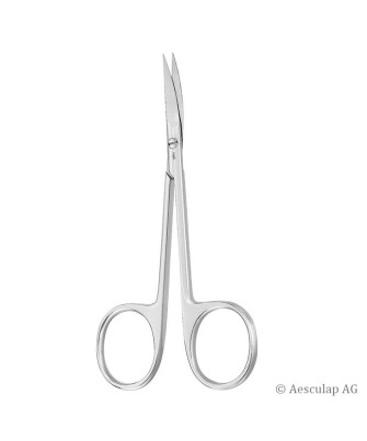 Iris- und Fadenschere Aesculap, gebogen, spitz/spitz, 11,5 cm