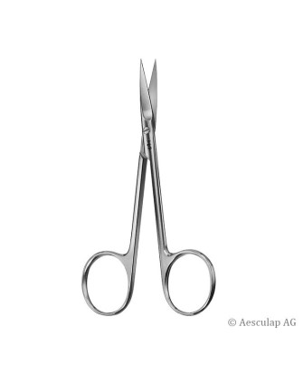 Ciseaux à iris et fils Aesculap, droite, pointus / pointus, 11 cm
