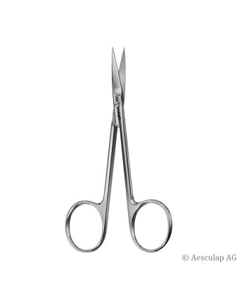 Ciseaux à iris et fils Aesculap, droite, pointus / pointus, 11 cm