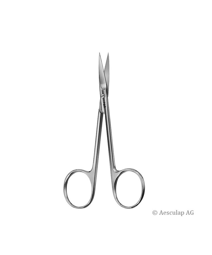 Ciseaux à iris et fils Aesculap, droite, pointus / pointus, 11 cm