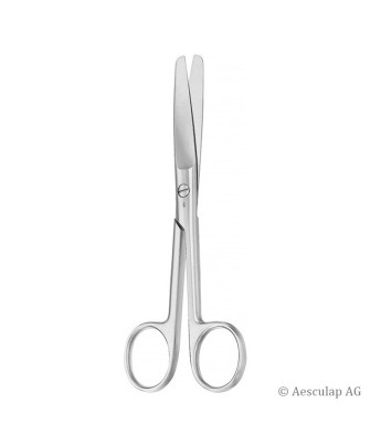 Chirurgische Schere, gerade, stumpf/stumpf, 14,5 cm