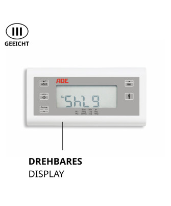 Geeichte Personenwaage mit Medizinzulassung ADE M320000-02
