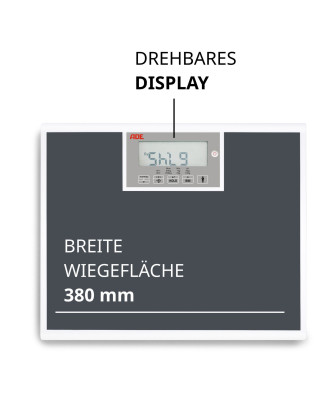 ADE M320600 Personenwaage und BMI-Funktion