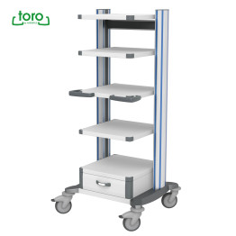 HAEBERLE toro Gerätewagen 45 mit 5 Ablageplatten und Schublade