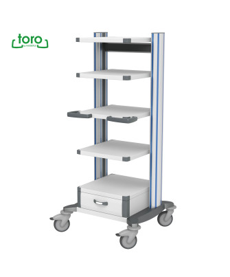 HAEBERLE toro Gerätewagen 63 mit 5 Platten und Gesamtlast bis 250 kg