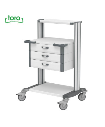 HAEBERLE toro Chariot d'urgence 45 avec 3 tiroirs