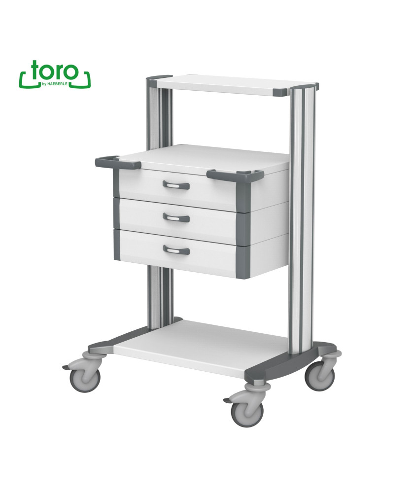 HAEBERLE toro 63 Chariot d'urgence avec planche de réanimation HAEBERLE toro 63 Chariot d'urgence avec planche de réanimation