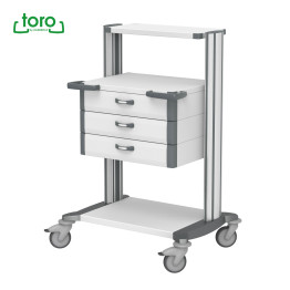 HAEBERLE toro 63 Chariot d'urgence avec planche de réanimation