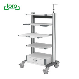 HAEBERLE toro Chariot d'endoscopie 63 pour charge totale 250 kg