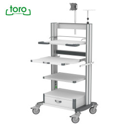 HAEBERLE toro Chariot d'endoscopie avec support de moniteur
