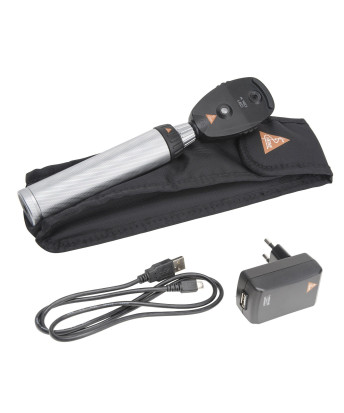 Ophtalmoscope HEINE K180 LED avec poignée rechargeable USB
