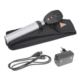 Ophtalmoscope HEINE K180 LED avec poignée rechargeable USB