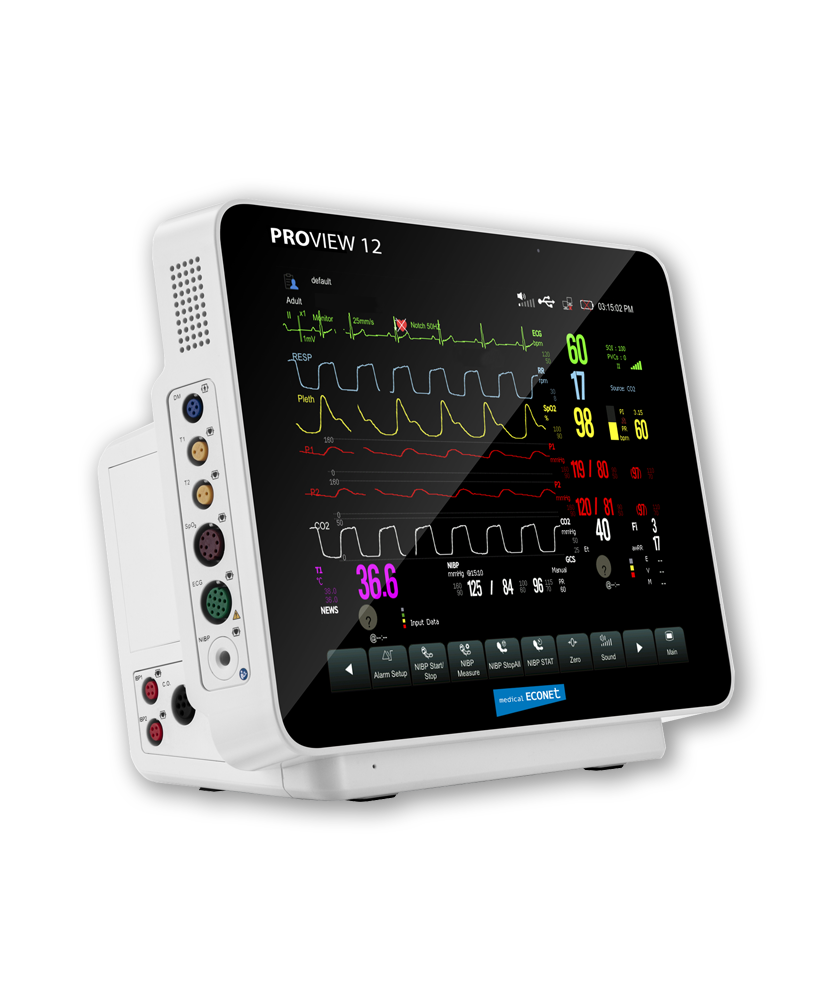 Patientenmonitor PROview 12 mit 12-Kanal EKG