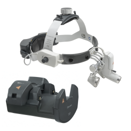 Lampe frontale HEINE ML4 LED Kit 7c avec loupes binoculaires HR 2.5x/420