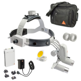 HEINE ML4 LED Lampe Frontale Kit 3c avec Loupes HRP 3.5x