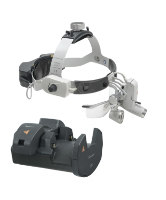 HEINE ML4 LED Lampe Frontale Kit 6 avec loupes HR 2.5x / 340mm