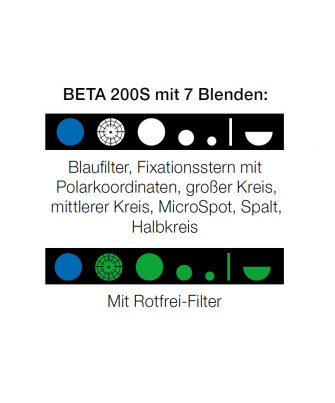 Ophtalmoscope HEINE BETA 200S LED diaphragmes