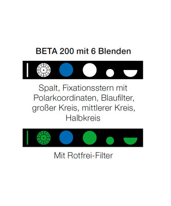diaphragmes Ophtalmoscope HEINE BETA 200 LED