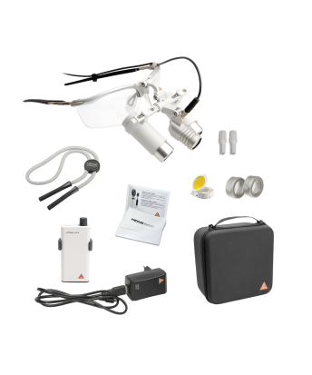 HEINE LoupeLight2 Set avec loupes binoculaires HRP 4x