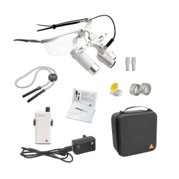 HEINE LoupeLight2 Set avec loupes binoculaires HRP 4x
