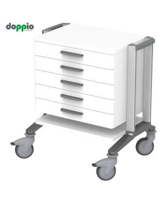 Chariot d'instruments HAEBERLE doppio 45