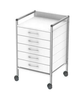 HAEBERLE Variocar Chariot à roulettes 45 avec tiroirs, 833 mm