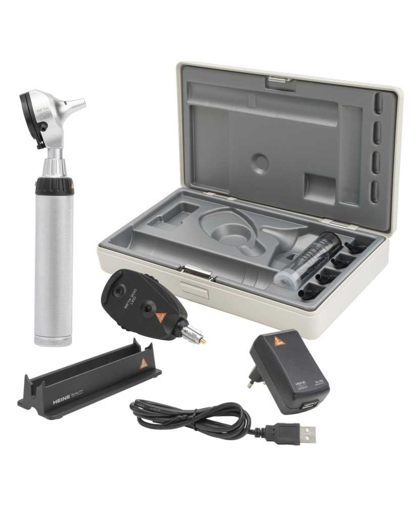 HEINE BETA 200 LED Diagnostik Set mit USB Ladegriff