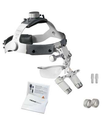 Loupes binoculaires HEINE HRP sur Bandeau Professional L avec S-GUARD