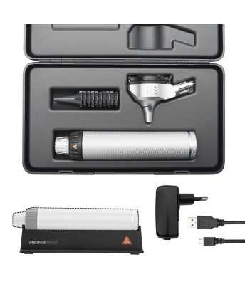 HEINE BETA 400 LED Otoscope avec poignée rechargeable en étui