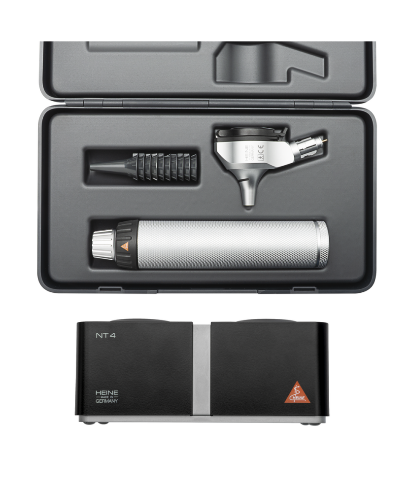 HEINE BETA 400 LED Otoskop Set mit Tisch-Ladegerät