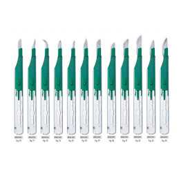 Scalpels de sécurité à usage unique Aesculap Fig. 24 stériles