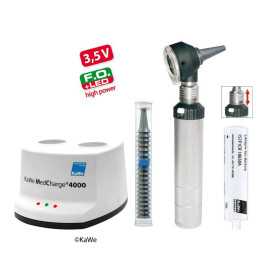 Otoscope KaWe COMBILIGHT F.O.30 LED avec poignée de recharge